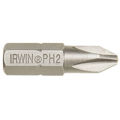 IRWIN Screwdriver Bits Phillips PH2 25mm Pack of 10 - IRW10504331