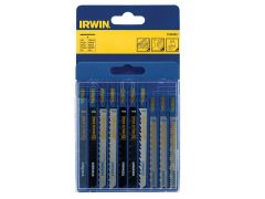 IRWIN Jigsaw Blade Set Assorted 10 Piece Set - IRW10505817
