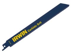 IRWIN Sabre Saw Blade 800RG Carbide Grit 200mm Pack of 2 - IRW10507365