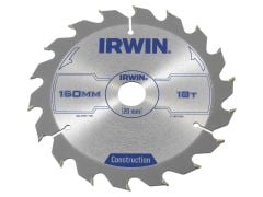 IRWIN Circular Saw Blade 150 x 20mm x 18T ATB - IRW1897089