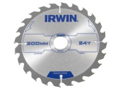 IRWIN Circular Saw Blade 200 x 30mm x 24T ATB - IRW1897201