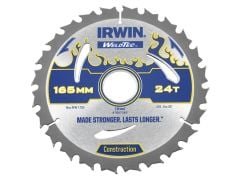 IRWIN Weldtec Circular Saw Blade 165 x 30mm x 24T ATB - IRW1897365