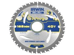IRWIN Weldtec Circular Saw Blade 165 x 30mm x 40T ATB - IRW1897366