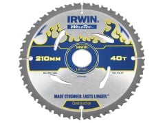 IRWIN Weldtec Circular Saw Blade 210 x 30mm x 40T ATB - IRW1897386
