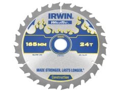 IRWIN Weldtec Cordless Circular Saw Blade 165 x 20mm x 24T ATB C - IRW1897393
