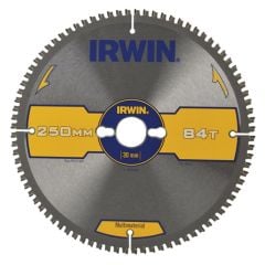 IRWIN Multi Material Circular Saw Blade 250 x 30mm x 84T TCG/Neg - IRW1897443