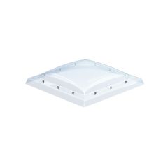 Velux Clear Polycarbonate Dome Top For Flat Window Scratch Resistant 0-15 Degrees 60 x 60cm - ISD 060060 0010