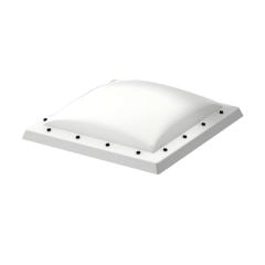 Velux Opaque Polycarbonate Dome Top For Flat Window Scratch Resistant 0-15 Degrees 60 x 60cm - ISD 060060 0110