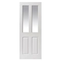 JB Kind Canterbury 2L Smooth White Internal Door 1981x762x35mm - SMCANGLC26