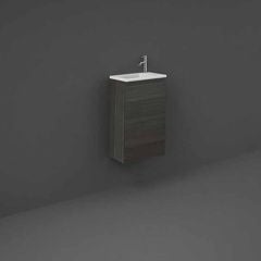 RAK Ceramics Joy 400mm Cloakroom Vanity Unit - Moka Walnut - JOYWH040MOK