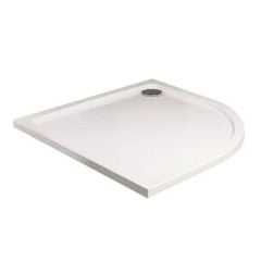 Just Trays Fusion Quadrant Shower Tray 800x800mm - White - F80Q100