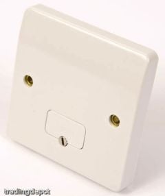 MK White 13 Amp Spur and Flex Outlet