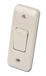 MK K4841 WHI 1 Gang 2 way 10A Architrave Switch