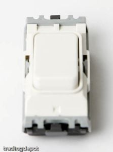 MK Grid Switch 2 Way 10 Amp - White - K4882WHI