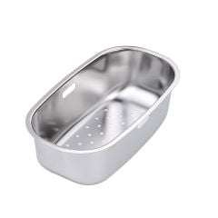 Leisure Strainer Bowl for 1.5 Bowl Sinks - Stainless Steel - KA26SS/