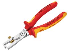 Knipex StriX Insulation Stripper with Cable Shears VDE Certified Grip 180mm - KPX1366180