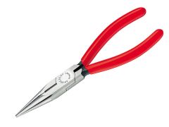 Knipex Long Snipe Nose Side Cutting Pliers PVC Grips 200mm (8in) - KPX2611200