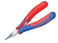 Knipex Electronics Round Jaw Pliers Multi Component Grip 115mm - KPX3532115