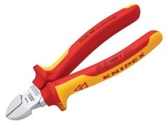 Knipex Diagonal Cutting Pliers VDE Certified Grip 160mm - KPX7006160