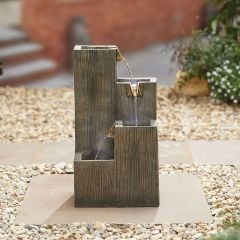 La Hacienda Coastal Sleepers inc LEDs Water Feature - 45248L