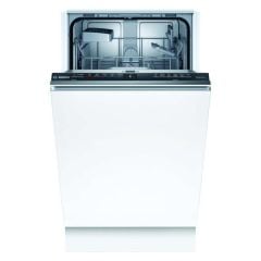 Bosch Series 2 SPV2HKX39G Fully-Integrated 9 Place Slimline Dishwasher - Opened Door Front View