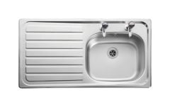 Leisure Sinks Lexin 1.0 Bowl Inset Kitchen SinkLeft Drainer - LE95L/