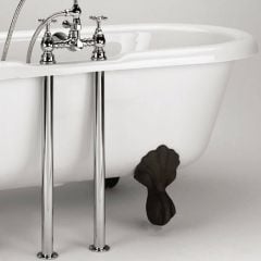 Bristan Freestanding Bath Shroud Covers, Chrome Plated