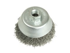 Lessmann Cup Brush 80mm M14 x 0.30 Stainless Steel Wire - LES424367