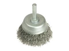 Lessmann DIY Cup Brush with Shank 50mm x 0.35 Steel Wire - LES43012307