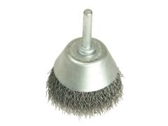 Lessmann Cup Brush with Shank D40mm x 15h x 0.30 Steel Wire - LES434162