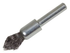 Lessmann Pointed End Brush with Shank 12/60 x 20mm 0.30 Steel Wire - LES451162
