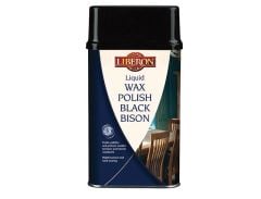 Liberon Liquid Wax Polish Black Bison Medium Oak 500ml - LIBBBLWMO500