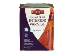 Liberon Natural Finish Internal Varnish Clear Matt 1 Litre - LIBELNFIVCM