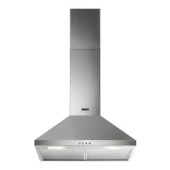 Zanussi ZFCT16X 60cm Chimney Hood - Stainless Steel - Mounted Hood Front View