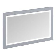 Burlington 1200 x 750mm Bathroom Framed Mirror With LED Illumination - Grey - M12MG