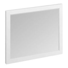 Burlington 900 x 750mm Bathroom Framed Mirror - Matt White - M9OW