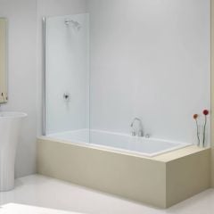 Merlyn Fixed Square Bathscreen 800 x 1500mm - MB0