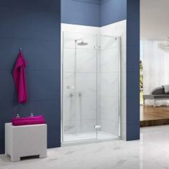 Merlyn Ionic Essence Frameless Hinge Recess Shower Door & Inline Panel 1200mm - A0111GH