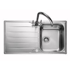 Rangemaster Michigan 1 Bowl Stainless Steel Kitchen Sink - MG9501/