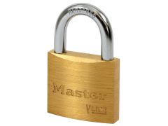 Master Lock V Line Brass 40mm Padlock - Keyed Alike 4232 - MLK4140KA2