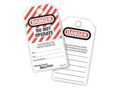 Master Lock Lockout Tags - DANGER DO NOT OPERATE - MLK497A