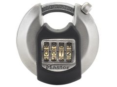 Master Lock Excell Discus 4-Digit Combination 70mm Padlock - MLKM40NUM