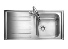 Rangemaster Manhattan 1 Bowl Stainless Steel Kitchen Sink - MN10101L/