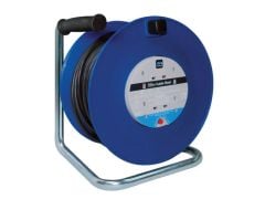 Masterplug Heavy-Duty Cable Reel 50 Metre 4 Socket 13A Thermal Cut-Out 240 Volt - MSTHDCT50134