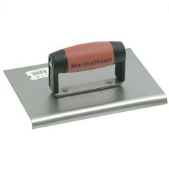 Marshalltown M120D Cement Edger Straight End Durasoft Handle 8in x 6in - M/T120D