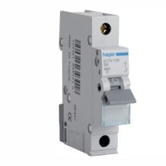 Hager 6A Type B Single Pole MCB - MTN106