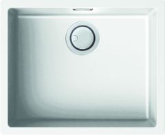 Reginox Multa Elleci Granite Single Bowl Kitchen Sink - White - MULTA 105 W
