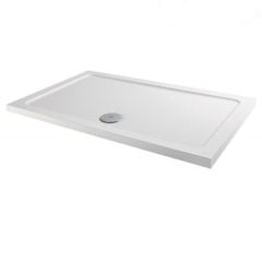 MX Elements Rectangular Shower Tray 1600x700mm - White - ASST1