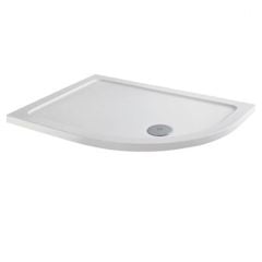 MX Elements Right Hand Offset Quadrant Shower Tray 1000x800mm - White - ASTOO