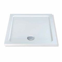 MX DucoStone Square Shower Tray 900x900mm - White - XFC